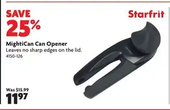 Home Hardware MightiCan Can Opener offer