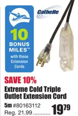 Timber Mart Extreme Cold Triple Outlet Extension Cord offer