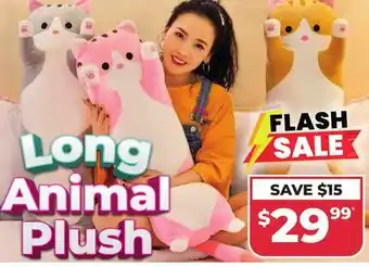 Showcase Long Animal Plush offer