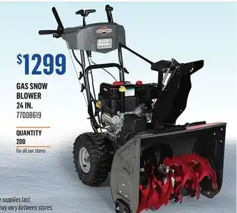 Canac Gas Snow Blower offer