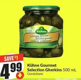 FreshCo Kühne Gourmet Selection Gherkins offer
