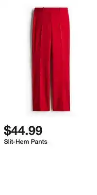 H&M Slit-Hem Pants offer