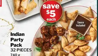 M & M Food Market Indian Party Pack offer