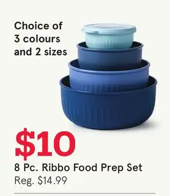 Kitchen Stuff Plus 8 Pc. Ribbo Food Prep Set offer