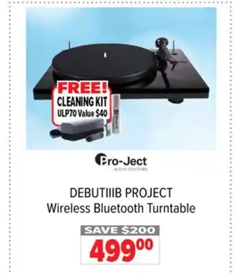 2001 Audio Video PROJECT Wireless Bluetooth Turntable offer