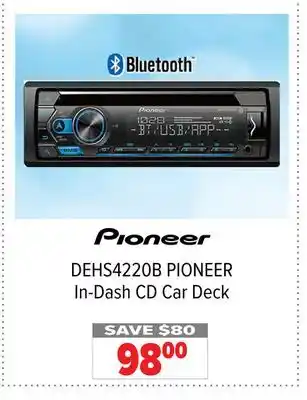 2001 Audio Video PIONEER In-Dash CD Car Deck offer