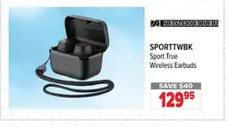 2001 Audio Video SENNHEISER Sport True Wireless Earbuds offer