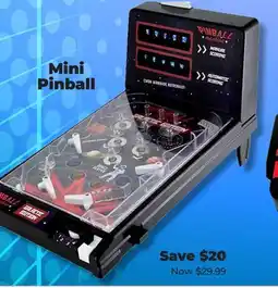 Showcase Mini Pinball offer