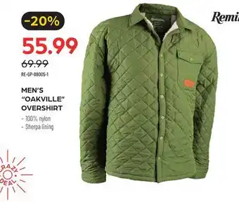 Pronature MEN'S OAKVILLE OVERSHIRT offer