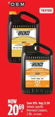 Canadian Tire OEM Vehicle-Specific Premixed Coolants, 3.78L offer