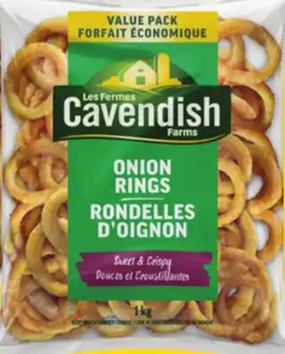 Giant Tiger Cavendish Farms onion rings offer