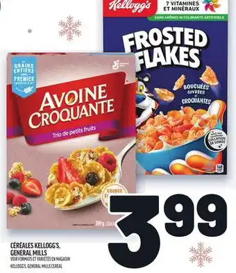 Metro CÉRÉALES KELLOGG'S, GENERAL MILLS | KELLOGG'S, GENERAL MILLS CEREAL offer