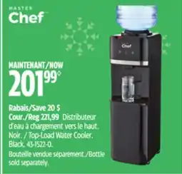 Canadian Tire MASTER CHEF Top-Load Water Cooler. Black offer