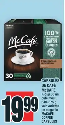 Super C CAPSULES DE CAFÉ McCAFÉ | McCAFÉ COFFEE CAPSULES offer