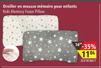 Hart Kids Memory Foam Pillow offer