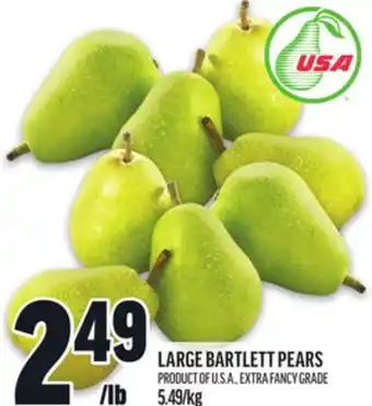 Metro LARGE BARTLETT PEARS offer