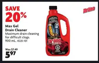 Home Hardware Max Gel Drain Cleaner offer