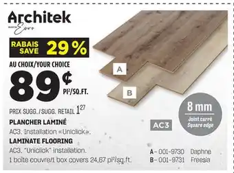 BMR PLANCHER LAMINÉ offer