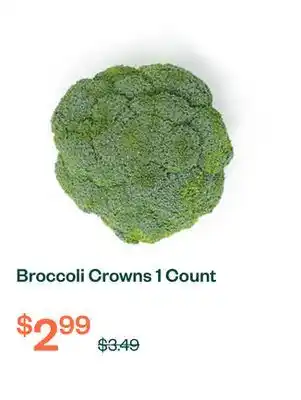 Voilà Broccoli Crowns 1 Count offer