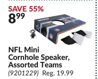 Princess Auto NFL Mini Cornhole Speaker, Assorted Teams offer