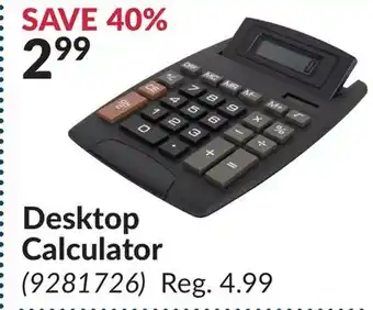 Princess Auto Desktop Calculator offer