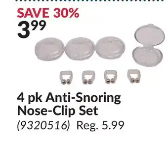 Princess Auto 4 pk Anti-Snoring Nose-Clip Set offer