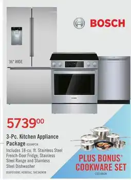 The Brick Bosch 3-Piece Kitchen Appliance Package offer