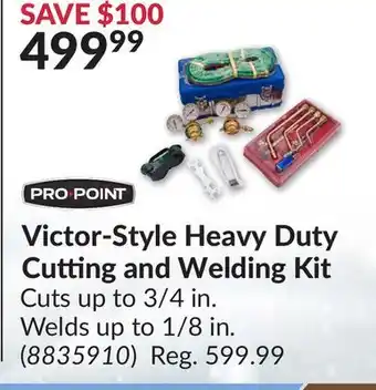 Princess Auto Victor-Style Heavy Duty Cutting and Welding Kit offer