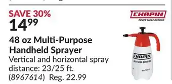 Princess Auto 48 oz Multi-Purpose Handheld Sprayer offer