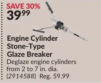 Princess Auto Engine Cylinder Stone-Type Glaze Breaker offer