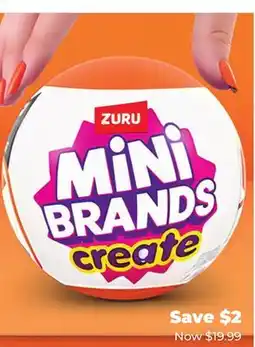 Showcase ZURU MINI BRANDS create offer