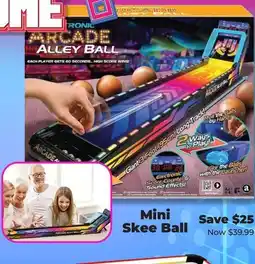 Showcase Mini Skee Ball offer