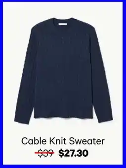 Joe Fresh Cable Knit Sweater offer