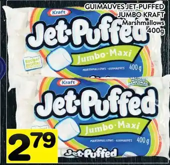 Supermarché PA GUIMAUVES JET-PUFFED JUMBO KRAFT offer