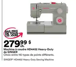 Michaels Machine à coudre HD4452 Heavy-Duty de SINGER offer