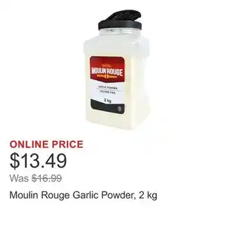 Costco Moulin Rouge Garlic Powder, 2 kg offer