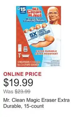 Costco Mr. Clean Magic Eraser Extra Durable, 15-count offer