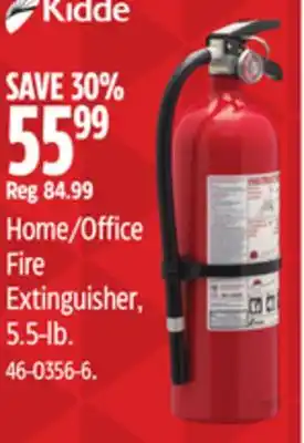 Canadian Tire Kidde Home / Office Fire Extinguisher offer