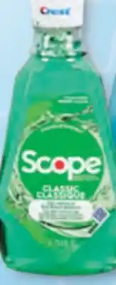 Familiprix CREST, Scope or Pro-Health Selected mouthwashes, 1 litre offer
