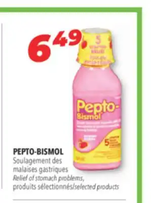 Familiprix PEPTO-BISMOL Relief of stomach problems, selected products offer