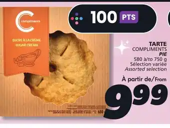 IGA COMPLIMENTS PIE offer