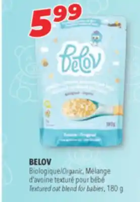 Familiprix BELOV Organic Textured oat blend for babies 180 g offer