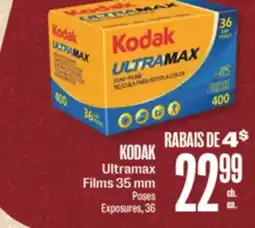 Jean Coutu KODAK Ultramax Films 35 mm offer
