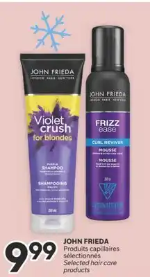 Brunet JOHN FRIEDA Produits capillaires sélectionnés offer