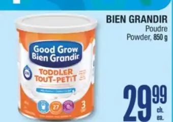 Jean Coutu BIEN GRANDIR Powder offer