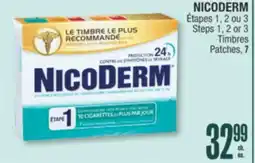 Jean Coutu NICODERM Steps 1, 2 or 3 Timbres 7 offer