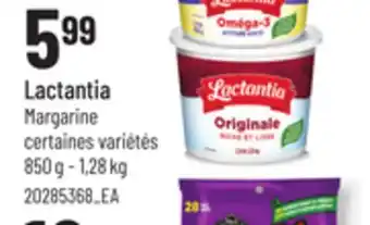 Provigo LACTANTIA MARGARINE, 850 g - 1,28 kg offer