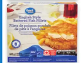 Walmart Great value Breaded or Battered Fish Fillets offer
