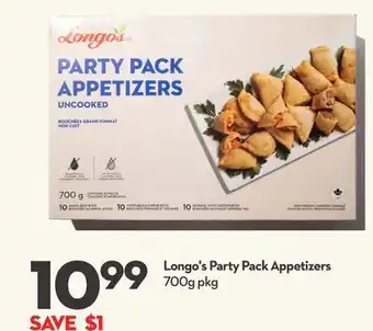 Longo's Party Pack Appetizers offer