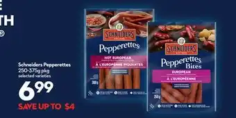 Longo's Pepperettes offer